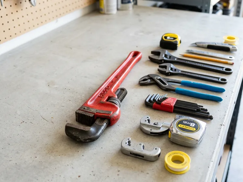 Professional plumbers in North Eagle Butte, SD equipped with top-tier tools for residential and commercial plumbing services.